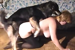 zoophilia sex lesson with horny bitch